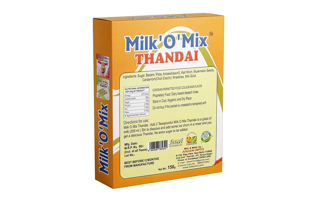 Milkomix Thandai    Pack  150 grams